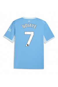 Manchester City Iliman Ndiaye #7 Fotballdrakt Hjemme Klær 2026-27 Korte ermer